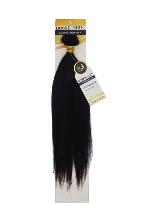 BOSS BUNDLE YAKY STRAIGHT 18'' COLOR NATURAL BLACK