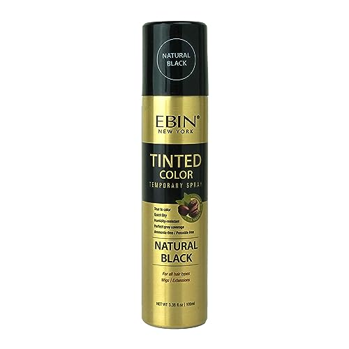 EBIN TINTED COLOR SPRAY NATURAL BLACK