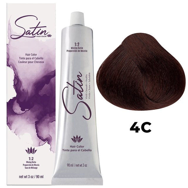SATIN HAIR COLOR 4C COPPER BROWN