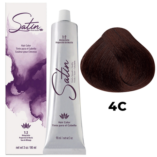 SATIN HAIR COLOR 4C COPPER BROWN