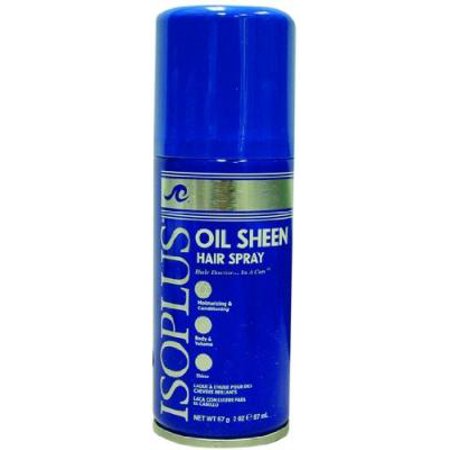 ISOPLUS OIL SHEEN HAIR SPRAY 2OZ