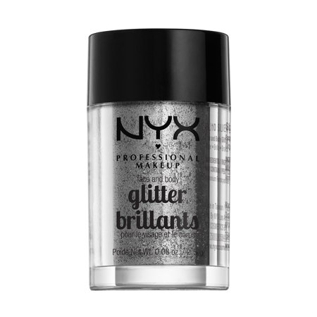 NYX FACE & BODY GLITTER GLI10 SILVER