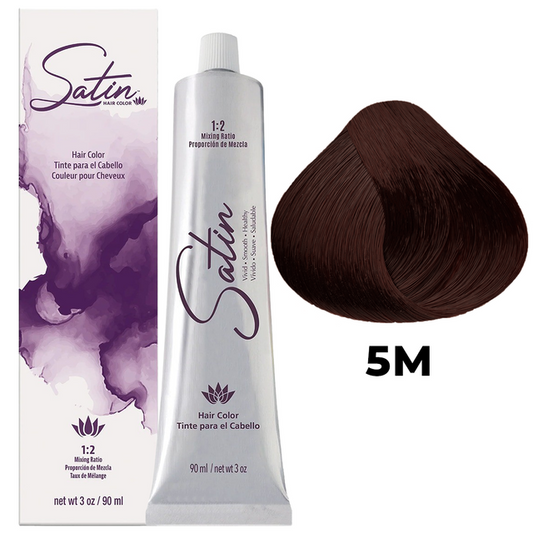 SATIN HAIR COLOR 5M MAHOGANY CAOBA