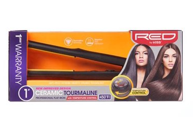 RED BY KISS FLAT IRON 1''