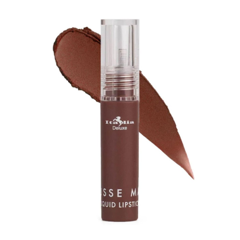 ITALIA DELUXE MOUSSE MATTE LIQUID LIPSTICK 02 COCOA
