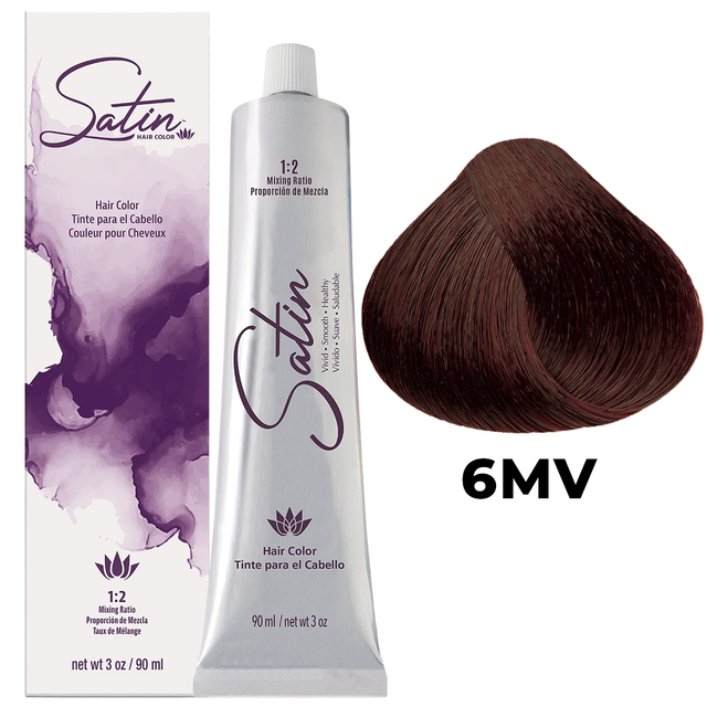 SATIN HAIR COLOR 6MV MAHOGANY VIOLET