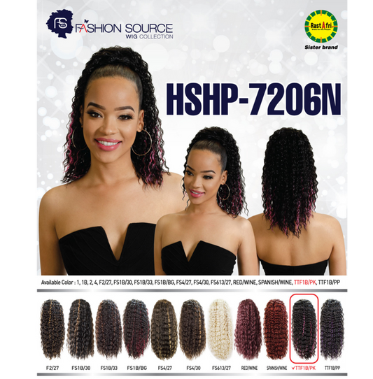FASHION SOURCE PONYTAIL HSHP-7206N COLOR 1