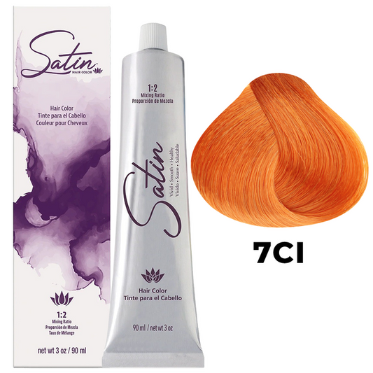 SATIN HAIR COLOR 7CI INTENSE COPPER BLONDE
