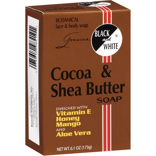 BLACK & WHITE COCOA & SHEA BUTTER SOAP