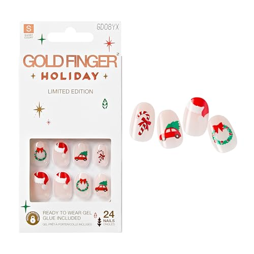 KISS NAIL HOLYDAY GD08YX