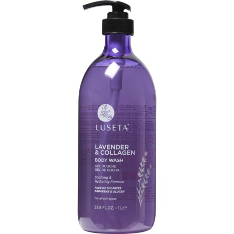 LUSETA BEAUTY LAVANDER & COLLAGEN BODY WASH 33.8FL OZ
