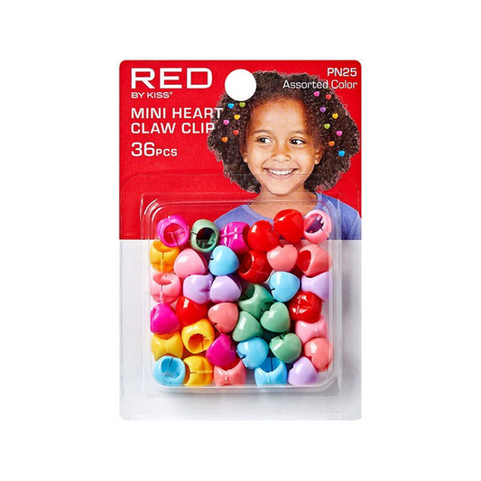 RED BY KISS MINI HEART CLAW CLIP PN25