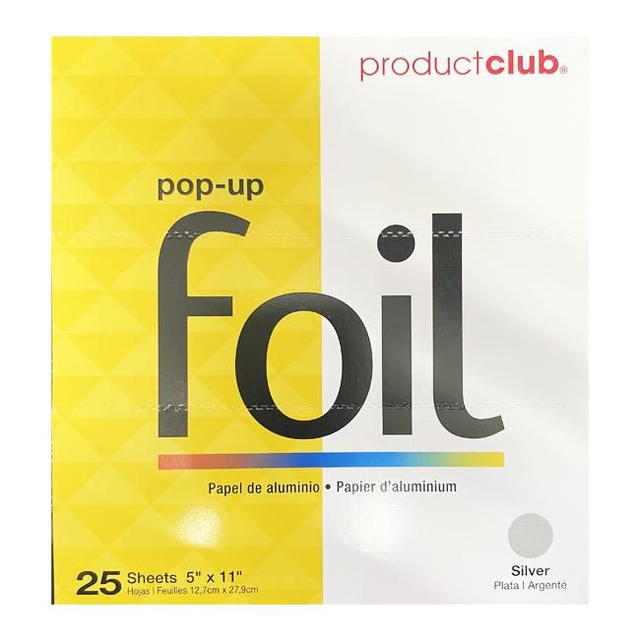 PRODUCT CLUB FOIL SILVER 25 SHEETS 5X11