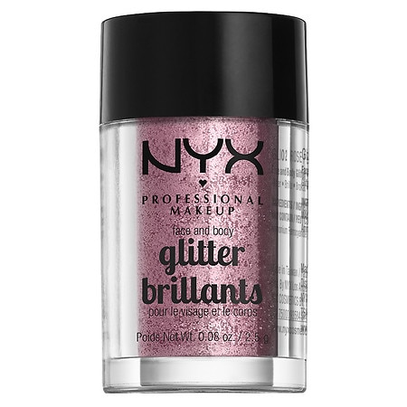 NYX FACE & BODY GLITTER GLI02 ROSE