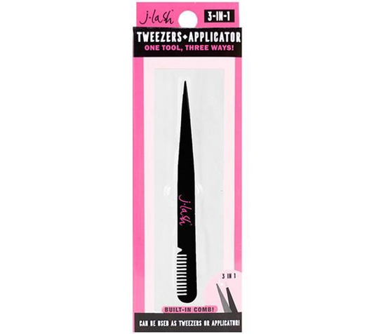 J LASH TWEEZERS+APPLICATOR