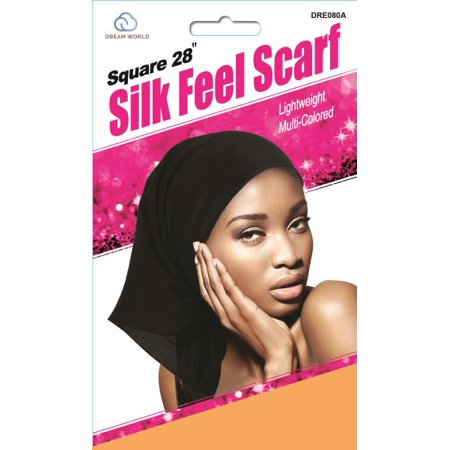 DREAM WORLD SQUER SILK FEEL SCARF DRE080A