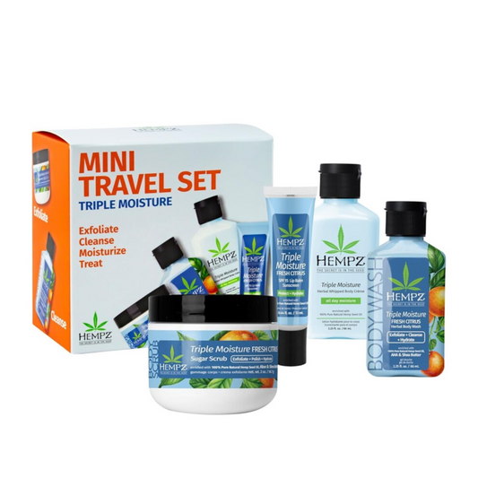 HEMPZ MINI TRAVEL SET TRIPLE MOISTURE
