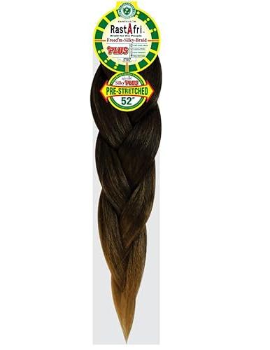 RASTAFRI SILKY BRAID 52'' PLUS COLOR BT1B/27