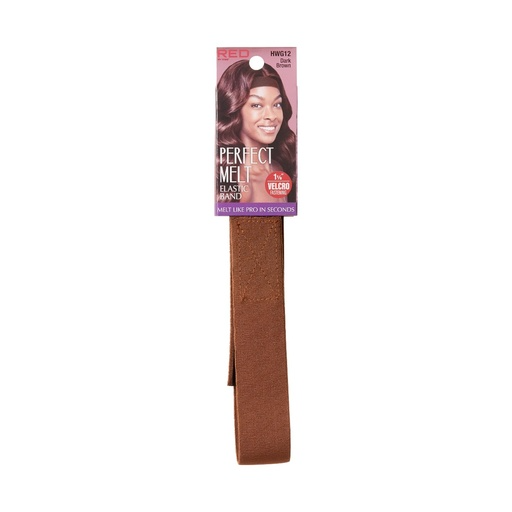 RED BY KISS PERFECT MELT ELASTIC BAND HWG12 DARK BROWN