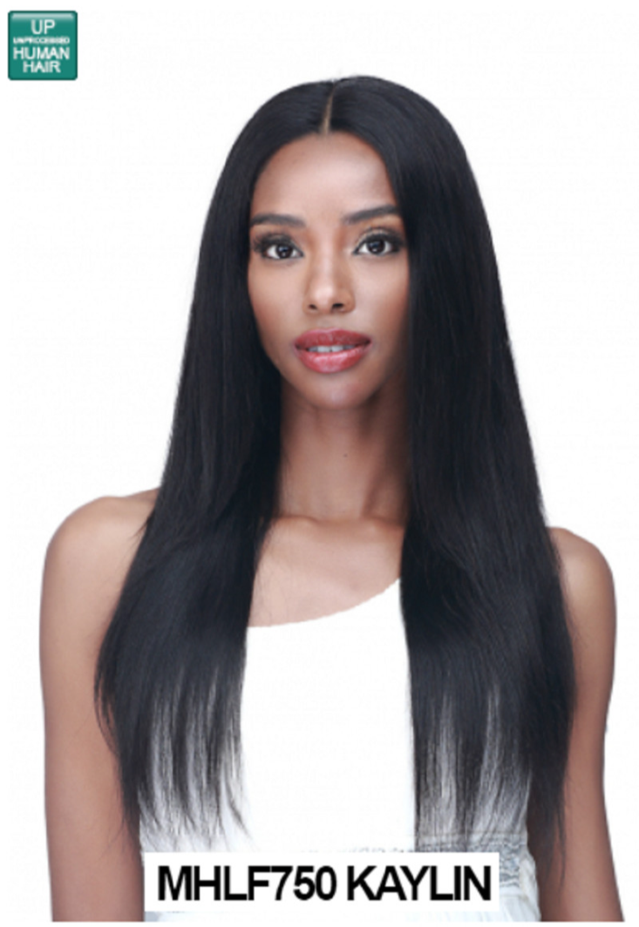 BOBBI BOSS 100% HUMAN HAIR WIG MHLF750 KAYLIN COLOR NATURAL