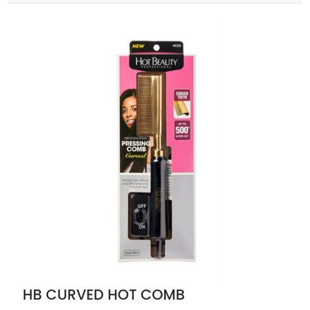 HOT BEAUTY MODEL # HC03 PRESSING COMB