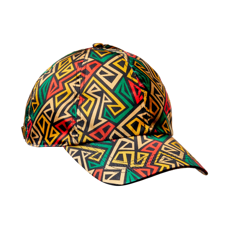 RED BY KISS SILKY BASEBALL CAP AZTEC FH018