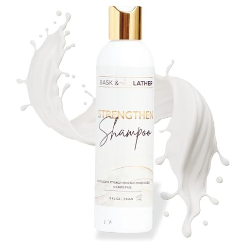 BASK & LATHER STRENGTHEN SHAMPOO 8FL OZ