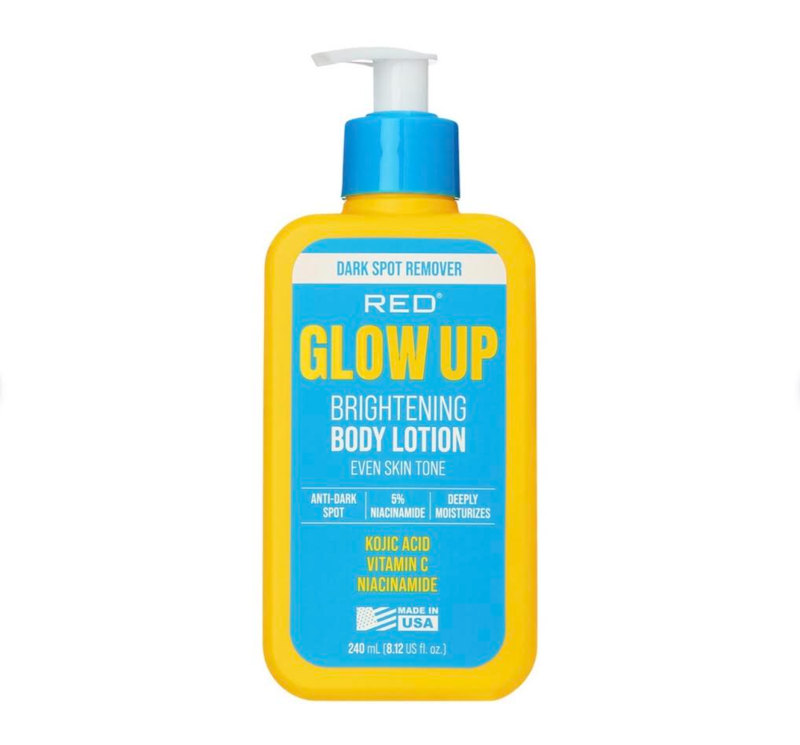 RED BY KISS GLOW UP GUP06 BRIGHTENING BODY LOTION 8.12OZ