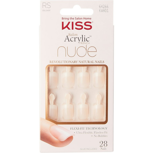 KISS NAIL ACRYLIC NUDE KAN01