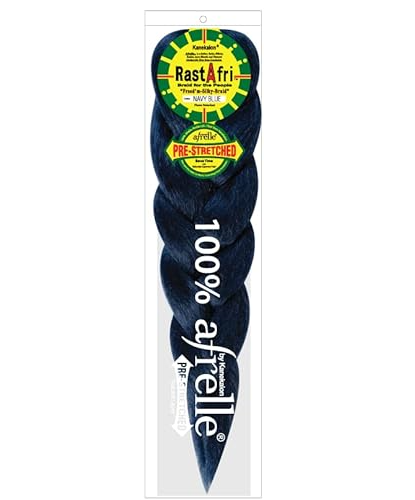 RASTAFRI SILKY BRAID SINGLE COLOR NAVY BLUE