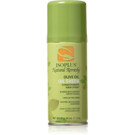ISOPLUS OIL SHEEN CONDITIONING HAIR SPRAY 2OZ