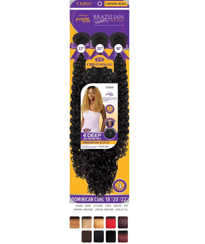 OUTRE BRAZ. BOUTIQ. DOMINICAN COLOR JET BLACK