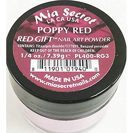 MIA SECRET NAIL ART POWDER 1.4 POPPY RED