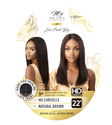 OUTRE HUMAN HAIR WIG MY TRESSES HH-CHRISELLE NATURAL BLACK