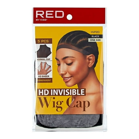 RED BY KISS HD WIG CAP BLACK HVP20
