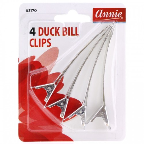 ANNIE 4 DUCK BILL CLIPS #3170