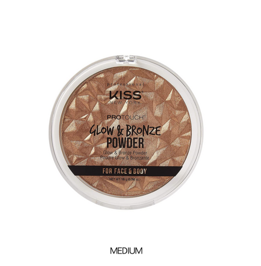 KISS NEW YORK GLOW $ BRONZE POWDER DEEP KPBP02