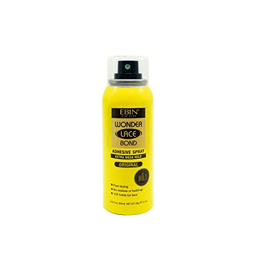 EBIN NEW YORK ADHESIVE SPRAY EXTRA MEGA HOLD 2.7FL OZ