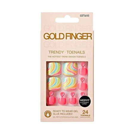 KISS NEW YORK TOENAILS GDTW08