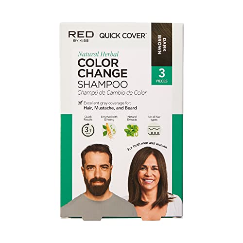 RED BY KISS COLOR CHANGE SHAMPOO DARK BROWN CCS12