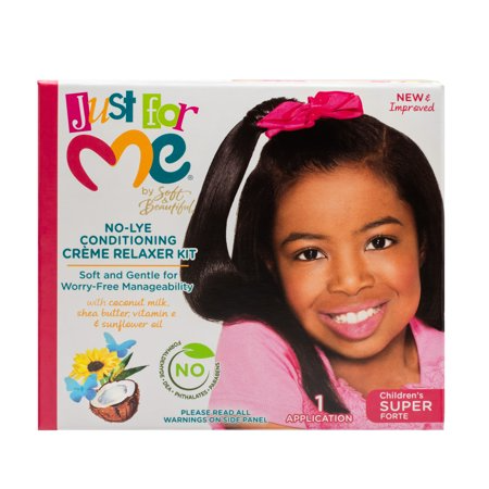 JUST FOR ME CONDITIONING CREAM RELAXER KIT SUPER