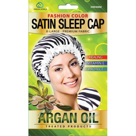 DREAM WORLD SATIN SLEEP CAP DRE5089Z