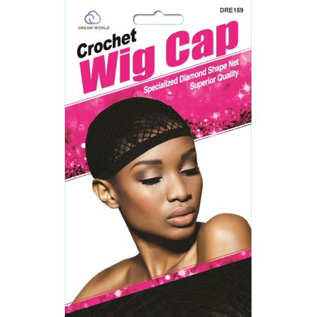 DREAM WORLD CROCHET WIG CAP BLK