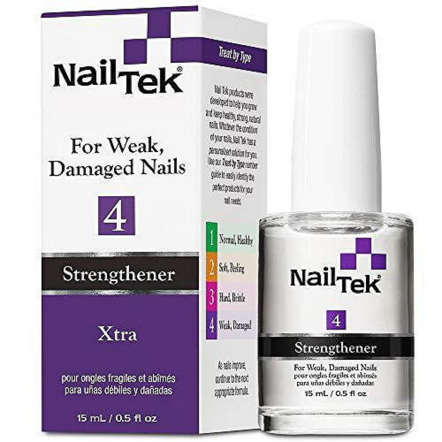 NAILTEK STRENGTHENER 4 FOR WEAK DAMAGED NAILS 0.5OZ