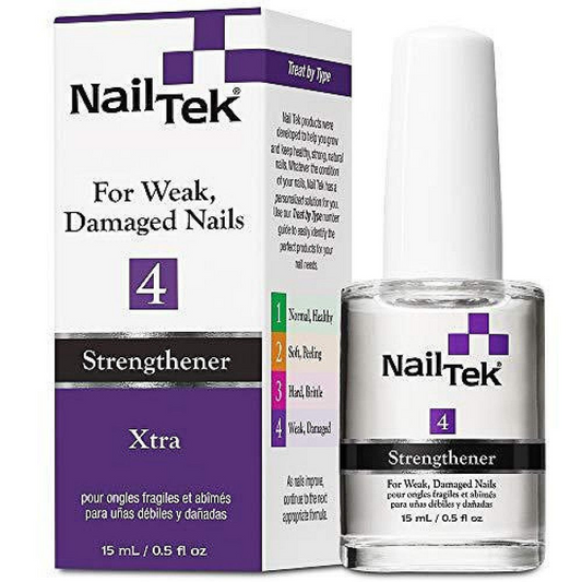 NAILTEK STRENGTHENER 4 FOR WEAK DAMAGED NAILS 0.5OZ