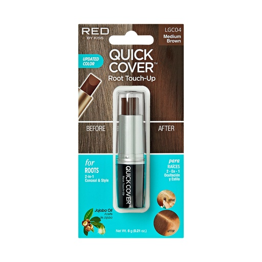 RED BY KISS QUICK COVER TOUCH LGC04 MEDIUM BROWN