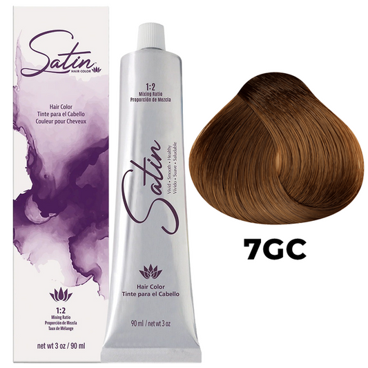 SATIN HAIR COLOR 7GC GOLDEN COPPER BLONDE