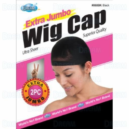 DREAM WORLD WIG CAP X-JUMBO BLACK