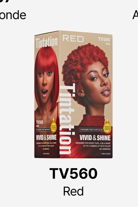 RED TINTATION PERMANENT TV560 RED