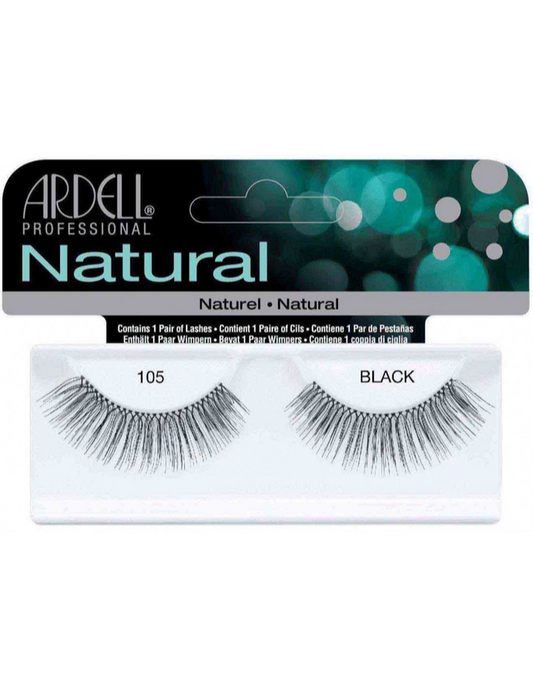 ARDELL EYELASHES NATURAL BLACK 105